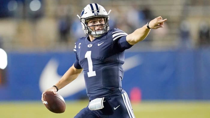 Wilson set a BYU record—formerly held by Steve Young—by completing 73.5% of his passes last season.